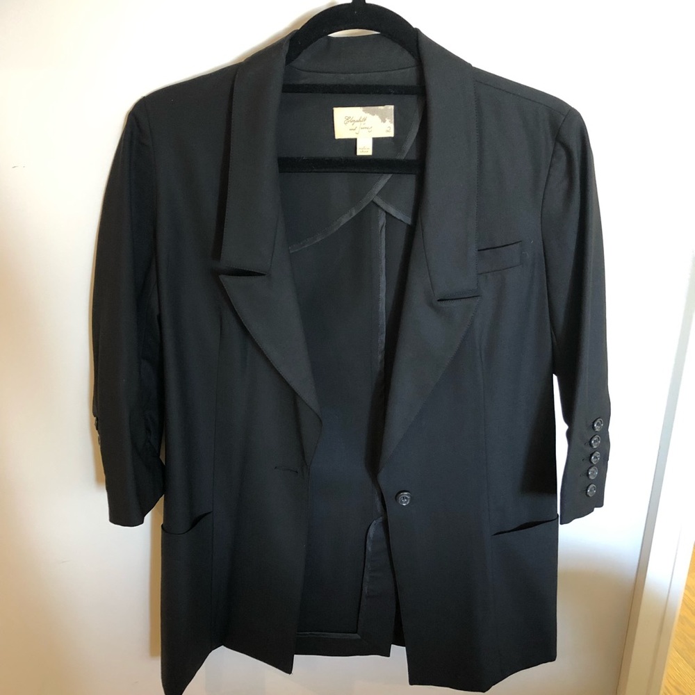 Elizabeth and James boyfriend blazer